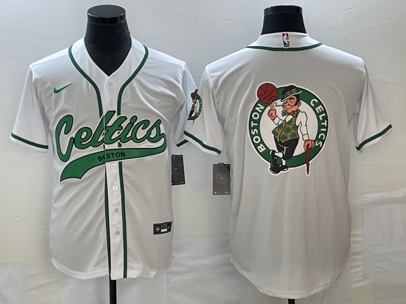 Nike 2023 Men Boston Celtics Blank white Nike NBA Jerseys style 2->boston celtics->NBA Jersey
